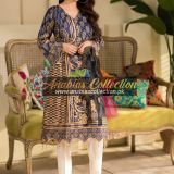 Digital-Chevron-Jacquard-Banarsi-Tunic-Kurties-Collection-D-08